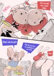 2023 absurd_res accessory annoyed anthro antlers areola arm_hair armpit_hair athletic_wear bear big_bulge big_butt body_hair bottomwear building bulge business business_attire business_suit businessman businesswear butt butt_hair casual_clothing civilian clothed clothed_anthro clothed_male clothing colored_sketch comic deer dialogue domestic_pig dudenahuel duo english_text eyewear falling felid fully_clothed fully_clothed_anthro fully_clothed_male fur giggling grey_body grey_fur group gym_bottomwear gym_shorts gym_shorts_down hairy_legs hat headgear headwear hi_res horn huge_bulge huge_butt jerk lagomorph larger_male laugh leg_hair leporid lion macro male male/male mammal multiple_scenes necktie nipples office_clothing office_worker pantherine pink_areola pink_body pink_nipples profanity rabbit red_bottomwear red_clothing red_gym_shorts red_hat red_headwear red_shorts red_sweatband richard_(dudenahuel) roy_(dudenahuel) screaming sharp_teeth shorts size_difference sketch speech_box suid suine suit sunglasses sus_(pig) sweatband teeth text troublemaker twerking wearing_sunglasses worker yelling yorkshire_pig