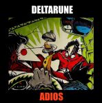adios_(kmfdm_album) album_cover ambiguous_gender anthro avian banana black_border blood bodily_fluids border colored cover cracked_glass darkner deltarune driving_car female first_person_view food fruit grin group gucciflipflop2407 hair hair_over_eyes hi_res human human_pov humanoid kmfdm kris_dreemurr machine male mammal mirror parody plant platter queen_(deltarune) red_eyes reflection robot robot_humanoid screen_eyes smile spanish_text swatchling text traditional_media_(artwork) undertale_(series)