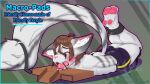 16:9 absurd_res ankles_tied anthro arms_tied atelierphos bdsm binder_(restraint) bodily_fluids bound brown_hair building domestic_cat drooling endosoma feet felid feline felis femboy fur gag gagged gagged_drooling grey_body grey_fur hair hi_res hindpaw hog_tie home house kitt legs_tied male male/male mammal mouth_shot muscular muscular_anthro muscular_male objectification open_mouth pawpads paws pink_pawpads restrained restrained_arms restraints safe_vore saliva solo tail tail_tied tongue tongue_out vore widescreen