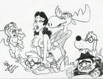  boris_badenov bullwinkle_j_moose mr._peabody natasha_fatale rlg rocket_j_squirrel rocky_and_bullwinkle sherman 