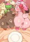 2026 absurd_res all_fours anthro anus ass_up bedding bedding_background big_anus big_butt biped blush blush_lines bodily_fluids bovid brown_body brown_fur butt caprine cheek_tuft clitoral_hood clitoris detailed_anus digital_drawing_(artwork) digital_media_(artwork) duo facial_tuft female female_anthro fur fur_tuft genital_focus genitals glistening glistening_butt green_eyes hair hand_holding hi_res inner_labia lagomorph leporid long_hair mammal monotone_body monotone_fur monotone_hair nose_to_nose nude nude_anthro nude_female pink_body pink_eyes pink_fur plantigrade plate puyo_puyo puyo_puyo_quest rabbit rear_view rinrin_(pixiv) scut_tail sega shaded sheep short_tail soft_shading sweat tail tail_tuft take_your_pick tuft vulva wool_hair