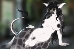 2026 animal_genitalia anthro areola balls bangs barbell_piercing big_balls big_breasts biped black_areola black_nipples breasts claws countershade_torso countershading digital_drawing_(artwork) digital_media_(artwork) eyewear fingers front_view fur genitals giraffe giraffid glasses gynomorph hair hair_over_eyes hi_res hooves horn intersex mammal markings navel nipple_piercing nipples nude nude_anthro nude_gynomorph nude_intersex padjetxharrington piercing sheath smile solo spots spotted_arms spotted_hips spotted_legs spotted_markings spotted_shoulders spotted_tail spotted_thighs tail tail_markings teeth white_balls white_breasts
