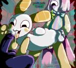 abstract_background anal anal_penetration animate_inanimate anthro backwards_text balloon balls big_penis blot_(dandy's_world) blush blushcrunch_studio bodily_fluids bow_tie butt carrot chastity_cage chastity_cage_only chastity_device chastity_device_only clothed clothing cum cum_in_mouth cum_inside cum_on_balls cum_on_face cum_on_penis cum_on_self cum_on_tongue dandy's_world dialogue digital_media_(artwork) digital_painting_(artwork) ears_up ejaculation english_text enjoyment erection fellatio flat_chastity_cage food for_a_head genital_fluids genitals group half_naked happy happy_sex humanoid humanoid_genitalia humanoid_penis inflatable looey_(dandy's_world) makeup male male/male male_penetrated male_penetrating male_penetrating_male mime nude open_mouth oral orange_body painting_(artwork) penetration penile penis photo_manipulation photography_(artwork) pink_body plant purple_body roblox rodger_(dandy's_world) sex shaded skinny small_penis small_tail smile submissive submissive_male tail teeth text tongue toon_(dandy's_world) traditional_media_(artwork) trio vegetable wearing_chastity_cage wearing_chastity_device white_body yellow_body yoshreveluv