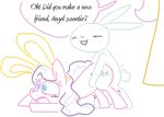  angel_bunny diamond_tiara fluttershy friendship_is_magic my_little_pony the_weaver 