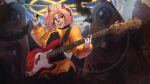 16:9 2026 anthro bass_guitar bovid caprine demon digital_media_(artwork) felonystar femboy guitar hi_res male mammal musical_instrument plucked_string_instrument sheep solo splash_art string_instrument widescreen