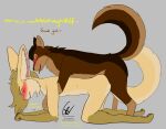 2026 absurd_res alternate_version_at_source ambiguous_penetration anthro anthro_on_feral anthro_penetrated bestiality biped blonde_hair blush brown_body brown_fur canid canine canis dialogue digital_drawing_(artwork) digital_media_(artwork) digitigrade doggystyle duo english_text female female_penetrated fennec_fox feral feral_penetrating feral_penetrating_anthro fox from_behind_position fur hair hi_res intraspecies intraspecies_bestiality karn_(karn_the_wolf) kona_biralla long_ears long_tail looking_at_another male male/female male_penetrating male_penetrating_female mammal obscured_penetration pain painful_penetration pawpads paws penetration penile penile_penetration pet_praise praise quadruped questionable_consent sex signature simple_background tail talking_feral talking_to_another talking_to_partner tan_body tan_fur text true_fox wolf yaveton yellow_body yellow_fur