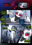 2026 absurd_res amphibian anthro avian bird black_body blue_body bodysuit breasts clothing comic dialogue english_text female frog green_body grey_body group hi_res hood hoodie_bodysuit machine male medical_instrument multicolored_body owl red_sclera rem_phase reptile robot scalie scalpel scientific_instrument skinsuit snake speech_bubble surgical_instrument tail text tight_clothing trio white_body