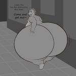 1:1 anthro aquatic belly big_belly big_butt bigtimekudo black_and_white bottom_heavy butt butt_squish characiform curvy_figure dreamworks fish hi_res huge_butt hyper hyper_butt looking_at_viewer looking_back male monochrome moobs mr._piranha_(the_bad_guys) nude obese obese_anthro obese_male open_mouth overweight overweight_anthro overweight_male piranha_(fish) serrasalmid smile solo squish teeth text the_bad_guys thick_thighs voluptuous voluptuous_male wide_hips