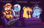 anthro areola ball_gag bdsm blush bodily_fluids bondage bound brush caroo clothing collar colored dialogue duo earbuds electronics english_text equestria_girls equid equine eyebrows feet female foot_fetish friendship_is_magic gag hasbro headphones hi_res horn horn_jewelry horn_ring jewelry machine magic_inhibitor mammal my_little_pony mythological_creature mythological_equine mythology nipple_fetish nipple_play nipples purple_eyes ring_(jewelry) saliva skinsuit sunset_shimmer_(eg) sweat sweatdrop tears text tickle_fetish tickle_torture tickling tickling_armpits tickling_feet tickling_nipples tight_clothing toe_restraints trixie_(mlp) unicorn