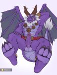 2024 activision anklet anthro asher_(spyro) balls beard claws dragon elderly elderly_anthro elderly_male erection eyebrows eyewear facial_hair fangs feet genitals glans glasses hair half-closed_eyes hand_on_leg hand_on_thigh hi_res horn humanoid_genitalia humanoid_penis jewelry looking_at_viewer male maloroart mature_anthro mature_male mythological_creature mythological_scalie mythology narrowed_eyes necklace one_eye_closed penis purple_body purple_scales reptile rescued_dragons_(spyro) scales scalie scar sitting smile solo spread_legs spreading spyro_reignited_trilogy spyro_the_dragon tail tail_tuft teeth thick_eyebrows toes tuft underbite vein veiny_penis white_beard white_facial_hair white_hair wings