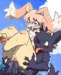 2026 ahoge anthro anthro_on_anthro bikini bikini_top bikini_top_only biped blue_eyes blush bodily_fluids bottomless bottomless_anthro bottomless_female canid canine canis cel_shading cheek_tuft chest_tuft clitoral_hood clitoris clothed clothed_anthro clothed_female clothing cloud day digital_drawing_(artwork) digital_media_(artwork) dipstick_ears domestic_dog duo dutch_angle ear_markings facial_tuft fangs female female_anthro female_on_anthro floppy_ears fur fur_tuft genital_fluids genitals green_eyes hair hi_res intraspecies lop_ears male male/female male_anthro male_on_anthro mammal markings monotone_body monotone_fur monotone_hair mostly_nude mostly_nude_anthro mostly_nude_female multicolored_ears nifram_logan nude nude_anthro nude_male open_mouth outside_sex partially_submerged penetration penile penile_penetration penis penis_in_vagina pink_body pink_fur pink_hair pizademokttero plantigrade sex sex_on_the_beach shaded sharp_teeth short_hair sky slim slim_anthro slim_female slim_male straight_hair swimwear tan_body tan_fur tears teeth three-quarter_view tongue tongue_out tongue_showing topwear topwear_only tuft two-piece_swimsuit vaginal vaginal_fluids vaginal_penetration vulva white_body white_fur wolf