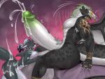 abs anthro aquatic balls big_balls big_breasts big_penis bodily_fluids breasts cum cum_on_another dragon duo ejaculation fish genital_fluids genitals glans green_glans gynomorph hi_res huge_balls huge_breasts huge_penis humanoid_genitalia humanoid_penis hyper hyper_balls hyper_genitalia hyper_penis intersex kotik_rin licking male mythological_creature mythological_scalie mythology nipple_piercing nipples oral pecs penile penis penis_lick piercing ryu_(draconicrenegade) scalie sex shark size_difference tongue vein veiny_penis white_penis worship