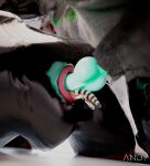 absurd_res anal anal_vore andy_avalox clothing fur gloves hair handwear hi_res knot knotting latex latex_clothing latex_gloves latex_handwear latex_legwear latex_skinsuit legwear ramrodding rexouium skinsuit tight_clothing vore
