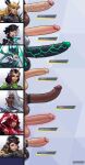  6+girls absurdres artist_name avengers_(series) black_hair blonde_hair colored_penis commission dark-skinned_female dark_skin earrings english_commentary futanari guardians_of_the_galaxy hela_(marvel) highres jewelry kushishekku large_penis long_hair luna_snow magik_(x-men) mantis_(marvel) marvel marvel_rivals multicolored_hair multiple_girls open_mouth patreon_username peni_parker penis penis_chart penis_focus penis_piercing penis_size_difference piercing precum scarlet_witch short_hair spider-man_(series) storm_(x-men) teeth testicles thor_(marvel)_(series) tongue two-tone_hair veins veiny_penis wanda_maximoff watermark white_hair x-men 