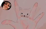  1girl 1other absurdres black_eyes black_hair bodypaint casato cat_bite_(meme) commentary do_you_want_to_pet_my_cat_(meme) ellie_(casato) fingering highres meme original pov pov_hands pussy vaginal 
