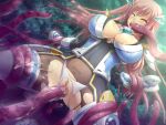  1girl armor blush bodysuit breasts broken_armor censored closed_eyes cum cum_in_mouth cum_in_pussy divine_heart_makina divine_heart_makina_(character) dutch_angle fellatio game_asset grabbed_by_tentacles hair_ornament komo_da kurusu_makina_(divine_heart_makina) large_breasts long_hair magical_girl mosaic_censoring non-web_source official_art oral panties pantyhose pink_hair pussy_juice rape restrained self-datamine solo spread_legs tears tentacle_sex tentacles thighhighs torn_bodysuit torn_clothes torn_pantyhose underwear vaginal variant_set visual_novel_cg 