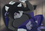 2026 air_vent anthro big_breasts black_hair blue_body blue_fur blue_hair blush bodysuit breast_squish breasts breasts_frottage canid canine clothed clothed_anthro clothed_female clothing duo felid female female/female fox fur green_eyes hair huge_breasts krystal_(star_fox) mammal multicolored_body multicolored_bodysuit multicolored_clothing multicolored_fur multicolored_skinsuit nintendo pantherine purple_eyes skinsuit squish star_fox striped_body striped_fur stripes tail talia_(eridianeight) tiger tight_clothing two_tone_body two_tone_bodysuit two_tone_clothing two_tone_fur two_tone_skinsuit white_body white_fur yawg