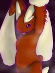 3:4 93_kcitshctam anthro barely_visible_genitalia big_breasts bodily_fluids breasts corruption featureless_crotch female female_anthro generation_4_pokemon genitals glistening glistening_body hands_behind_head hands_behind_own_head hi_res looking_at_viewer lopunny nintendo pokemon pokemon_(species) solo sweat tongue tongue_out vulva