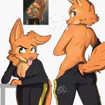 1:1 2024 anthro barbell_piercing bodily_fluids bodysuit breasts canid canine cheek_tuft cleavage clothed clothing diane_foxington domolambic dreamworks eyebrow_piercing facial_piercing facial_tuft female floppy_ears fluffy fluffy_tail fox fur green_eyes head_tuft hi_res inner_ear_fluff looking_at_viewer looking_back looking_back_at_viewer mammal multicolored_body multicolored_fur orange_body orange_fur partially_clothed piercing pink_nose reference_image skinsuit smile smiling_at_viewer solo stealth_suit sweat sweaty_body tail tan_body tan_fur the_bad_guys tight_clothing tongue tongue_out tuft two_tone_body two_tone_fur undressing