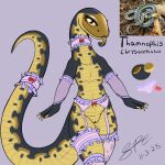 1:1 2025 4_fingers accessory anthro arm_warmers armwear bedroom_eyes big_tail black_body black_scales brown_eyes brown_tongue choker claws clothing colubrid dated digital_drawing_(artwork) digital_media_(artwork) eyelashes featureless_chest female female_anthro finger_claws fingers flat_chested flat_colors forked_tongue frilly frilly_accessory frilly_armwear frilly_choker frilly_clothing frilly_garter frilly_legwear frilly_stockings front_view furgonomics garter garter_belt garter_snake garter_straps genitals golden_claws goldenhead_garter_snake gradient_tongue hi_res innie_vulva jewelry legwear lingerie long_neck long_tail looking_at_viewer markings narrowed_eyes necklace nude nude_anthro nude_female pink_arm_warmers pink_armwear pink_choker pink_clothing pink_garter pink_jewelry pink_lingerie pink_necklace pink_stockings portrait procreate_(artwork) pupils reference_image reptile scale_markings scales scalie seductive signature smile smiling_at_viewer snake snout solo spe stockings tail tail_accessory tail_garter tail_markings tapering_tail thick_tail thick_thighs three-quarter_portrait tongue tongue_out translucent translucent_arm_warmers translucent_armwear translucent_clothing translucent_legwear translucent_stockings ventral_scales vulva wide_hips yellow_body yellow_outer_labia yellow_scales yellow_vulva