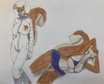 acorn anthro arm_tuft armor big_breasts big_butt bikini boots bottomwear bowl_helmet breasts buckteeth butt cheek_tuft chest_tuft clothing dylanaildon_no_2 elbow_tuft facial_tuft female flower fluffy fluffy_tail food footwear fruit hair headgear helmet hi_res lying mammal navel nickelodeon nipple_outline nut_(fruit) pink_nose pinup plant pockets pose protective_suit rodent sandy_cheeks sciurid shaded shoes short_hair simple_background skirt solo spongebob_squarepants swimwear tail teeth tongue tongue_out traditional_media_(artwork) tree_squirrel tuft two-piece_swimsuit zipper
