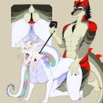 1:1 anal anal_fluids anal_orgasm anal_penetration animal_genitalia animal_penis anthro anthro_on_anthro anthro_penetrated anthro_penetrating anthro_penetrating_anthro anus bodily_fluids breasts butt canid canine canine_genitalia canine_penis canis dragon duo ejaculation female genitals hands-free hi_res hybrid knot knotted_penis male male/female mammal miphassl muscular muscular_anthro muscular_male mythological_creature mythological_scalie mythology orgasm penetration penis presenting presenting_anus presenting_balls presenting_breasts presenting_penis presenting_vulva scalie sex vulva wolf ych_(character)