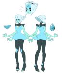 4_arms 4_eyes bangs blunt_bangs bob_cut breasts cartoon_network chrysocolla_(happyds) clothing dress fan_character feet female footwear fusion gem gem_(species) gem_fusion hair happyds humanoid lapis_lazuli_(steven_universe) model_sheet monster_girl_(genre) multi_arm multi_eye multi_limb not_furry peridot_(steven_universe) short_hair simple_background solo steven_universe toeless_footwear toes white_background