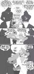 6:13 abs absurd_res animal_genitalia animal_penis anthro ball_fondling balls biceps biped bottomwear breasts bulge canid canine canine_genitalia canine_penis clothed clothed/nude clothing comic connor_tor dialogue english_text erection eyewear female fondling genitals glasses group hi_res human human_on_anthro interspecies knot larger_anthro larger_male male male/female mammal miniskirt monochrome muscular muscular_male mythological_canine mythological_creature mythology nude pecs penis redboard size_difference skirt smaller_female smaller_human speech_bubble text topless vein veiny_penis wearing_glasses werecanid werecanine werecreature werewolf