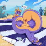 2026 activision anthro anus backsack balls beach beckoning big_butt big_penis blue_body blush bodily_fluids boris_(spyro) bubba_(spyro) butt buttplug claws cloud countershading cum cumshot dialogue dragon ejaculation eyes_closed eyewear eyewear_on_head eyewear_only facial_spikes feet foot_focus frill_(anatomy) gavin_(spyro) genital_fluids genitals gesture green_body group heyyenaa hi_res horn humanoid_genitalia humanoid_penis jaw_spikes looking_at_viewer looking_back looking_pleasured lube_bottle lying magnus_(spyro) male male/male masturbation motion_lines multicolored_body mythological_creature mythological_scalie mythology nestor_(spyro) nude on_back on_front oral oral_penetration orange_body orgasm outside penetration penile penis penises_touching plug_(sex_toy) presenting presenting_anus presenting_hindquarters purple_body raised_tail rescued_dragons_(spyro) sand scalie sex_toy sitting sitting_on_ground solo solo_focus speech_bubble spikes spikes_(anatomy) spyro spyro_reignited_trilogy spyro_the_dragon standing sunglasses sunglasses_on_head sunglasses_only tail tattoo touching_tips towel two_tone_body wearing_sunglasses wings yellow_body yellow_countershading
