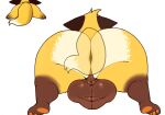 anthro anus backsack balls big_balls big_butt biped butt canid canine digital_media_(artwork) dipstick_tail feet fox genitals huge_balls huge_butt lying male male_anthro mammal markings pawpads paws rear_view red_fox scrotum_flap soles solo sploot tail tail_markings toumie_(artist) true_fox