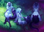 ambiguous_feral ambiguous_gender anthro anthro_on_feral areola bestiality biped black_mask bovid breasts canid canine canis caprine cunnilingus digital_media_(artwork) digital_painting_(artwork) duo female female/ambiguous female_anthro feral fur hi_res kindred_(lol) lamb_(lol) league_of_legends mammal mask navel nipples nude nude_anthro nude_female oral painting_(artwork) riot_games sadnicole sex sheep signature spread_legs spreading tencent vaginal wearing_mask white_body white_fur white_mask wolf wolf_(lol)