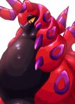 2026 2_horns antennae_(anatomy) arthropod belly big_belly black_belly black_body black_skin colored colored_line_art digital_drawing_(artwork) digital_media_(artwork) featureless_crotch felipotyphlosion female female_feral feral generation_5_pokemon glistening glistening_belly glistening_body glistening_thighs hi_res horn light lighting myriapod nintendo overweight overweight_female overweight_feral pokemon pokemon_(species) quadruped red_body red_skin scolipede simple_background solo thick_thighs white_background wide_crotch yellow_sclera