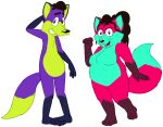 2026 3_toes 4_fingers afterdark16593 alpha_channel anthro arm_tuft awkward awkward_smile belly_tuft big_eyes black_nose blue_body blue_fur bow_legged brown_hair canid canine character_description_in_description cheek_tuft chest_tuft colored colored_outline dark_hair dated digital_drawing_(artwork) digital_media_(artwork) dipstick_ears dipstick_tail duo ear_markings elbow_tuft english_description eyebrows eyelashes facial_tuft fangs feet female fingers fist flat_colors foot_on_foot fox full-length_portrait fur gloves_(marking) green_body green_fur hair hip_tuft knee_tuft krita_(artwork) leg_markings leg_tuft light lurk_(lurk) male mammal markings multicolored_body multicolored_ears name_drop nude_anthro on_one_leg open_mouth open_smile outline pink_body pink_fur plantigrade ponytail portrait pupils purple_body purple_fur raised_shoulders red_body red_fox red_fur scratching_head sidelocks signature silk_(lurk) simple_background slightly_chubby slightly_chubby_anthro small_pupils smile smiling_at_viewer socks_(marking) standing tail tail_markings tail_tuft teeth thick_eyebrows thigh_tuft three-quarter_view toes toony toothy_smile transparent_background true_fox tuft two_tone_body wavy_hair white_outline year