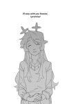 2025 2:3 ambiguous_gender animated animated_gif anthro antlers biped blood blood_on_hand bodily_fluids clothed clothing crying deer deltarune dialogue digital_drawing_(artwork) digital_media_(artwork) english_text epilepsy_warning eyes_closed female female/ambiguous female_anthro goomyloid hair hi_res hooves horn long_hair mammal monochrome new_world_deer noelle_holiday short_playtime smile snowgrave solo tears text undertale_(series) unguligrade weird_route