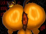 4:3 anal_hair anthro anus balls big_anus big_balls big_butt big_pupils breaking_the_fourth_wall butt butt_slam cellulite cracked_screen cracks creepy_smile creepypasta crowundeadcat dilated_pupils domestic_cat eyewear eyewear_on_head felid feline felis gameoverse genitals glitch_productions goggles goggles_on_head gynomorph hi_res huge_balls huge_butt human_teeth hyper hyper_butt intersex kit_bodega looking_at_viewer looking_back looking_back_at_viewer mammal motion_lines onomatopoeia puffy_anus pupils red_pupils seminal_kit.txt smile solo sound_effects text thick_thighs toothy_grin