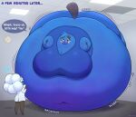 2026 5_fingers abdominal_bulge absurd_res alchemist anthro artist_name barefoot belly belly_expansion belly_overhang big_belly big_breasts big_butt biped black_ears black_freckles black_markings black_tail blue_background blue_body blue_bottomwear blue_clothing blue_eyebrows blue_eyes blue_fur blue_hair blue_pants blue_sclera blue_shirt blue_shorts blue_topwear blueberry_inflation bodily_fluids body_inflation bottom_heavy bottomwear breast_expansion breasts butt closed_smile clothed clothed_anthro clothed_female clothing color_swatch colored cork cute_fangs dewey_otterly dewott digital_drawing_(artwork) digital_media_(artwork) digitigrade doctor dr.dewott english_description english_text expansion expansion_sound_effect eyebrows eyelashes eyewear fangs feet female female_anthro fingers freckled_face freckles front_view full-length_portrait fur generation_5_pokemon generation_6_pokemon glorp gloves goggles grey_background hair handwear hi_res holding_object holding_potion huge_belly humanoid_hands hyper hyper_belly inflation leg_markings lidded_eyes mammal markings morbidly_obese morbidly_obese_anthro morbidly_obese_female motion_lines mouth_closed mustelid navel navel_outline nintendo no_pupils obese obese_anthro obese_female onomatopoeia open_mouth overweight overweight_anthro overweight_female pants pink_nose pockets pokemon pokemon_(species) portrait potion purple_body round-bottom_flask safety_goggles scrubs seashell shaded shell shirt shorts simple_background slosh sloshing_belly smile snaggle_tooth socks_(marking) sound_effects standing stated_height stated_weight sweat sweatdrop swelling tail teeth text thick_thighs tight_clothing toes topwear voluptuous_anthro voluptuous_female whimsicott whiskers white_clothing white_eyes white_shirt white_text white_topwear white_whiskers wide_hipped_anthro wide_hipped_female
