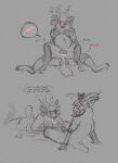 anthro apology areola blue_areola blue_nipples blue_pupils blush bodily_fluids bovid breed caprine crown crown_only cult_of_the_lamb cum cum_in_mouth cum_in_vagina cum_inside cum_on_face cum_string duo fellatio female fur genital_fluids genitals grey_background grey_body headgear headgear_only heart_symbol hi_res hooves horn impregnation lamb_(cult_of_the_lamb) male male/female mammal massive_monster_(studio) multi_ear multi_eye multi_horn nervous nipples nude nude_anthro oral ovum partially_colored penile penis pink_blush pink_penis pupils sex sheep simple_background speech_bubble sperm_cell welcometaco white_body white_fur white_wool wool_(fur) x-ray_view yngya_(cult_of_the_lamb)