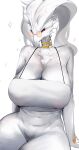 2026 absurd_res anthro big_breasts biped breasts cleavage clothed clothed_anthro clothed_female clothing eyewear female female_anthro generation_5_pokemon glasses hi_res huge_breasts legendary_pokemon looking_at_viewer nintendo pokemon pokemon_(species) pseudo_hair red_eyes reshiram solo white_body white_clothing white_pseudo_hair yuuyuu1771