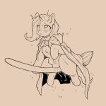 1:1 animal_genitalia animal_vulva anthro bodily_fluids broom cleaning_tool cloak clothed clothing cold-blooded-twilight equid equine equine_genitalia equine_vulva eyelashes fat_mons female flying_broom friendship_is_magic genital_fluids genitals hair hasbro hi_res hooves horn long_hair mammal monochrome my_little_pony mythological_creature mythological_equine mythology nipples plump_labia semi-anthro solo tears teats thick_thighs trixie_(mlp) unicorn vaginal_fluids vulva