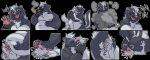 ambiguous_gender anthro armpit_sniffing belly cigar duo facesitting feet fetishame foot_fetish foot_sniffing hi_res hug kissing laugh male male/male mammal mephitid overweight sitting sitting_on_another size_difference skunk slightly_chubby smoking sniffing stepped_on