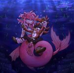 amy_rose andromorph andromorph/gynomorph anthro aquatic black_body bra cloacal_penis clothing duo eulipotyphlan fin footwear genitals glowing glowing_eyes green_eyes gynomorph head_ornament hedgehog hi_res intersex intersex/intersex mammal merfolk multi_genitalia multi_penis penis pink_body sega sex shadow_the_hedgehog shirt shoes sobittersweet sonic_the_hedgehog_(series) split_form topwear underwater underwater_sex underwear water