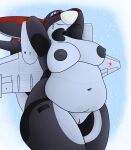 aeromorph aircraft airplane anthro areola back_wings belly berkutmakesart big_belly black_areola black_body black_nipples breasts cockpit dark_areola dark_nipples digital_media_(artwork) female fin genitals hi_res jet jet_engine living_aircraft living_machine living_vehicle looking_at_viewer machine metallic_body navel nipples non-mammal_nipples not_furry nude nude_anthro nude_female overweight overweight_anthro overweight_female simple_background smile solo tail tail_fin thick_thighs vehicle vulva white_body wide_hips wings