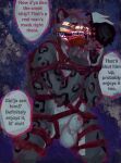 absurd_res anthro arms_tied axakatl bdsm bondage bound english_text eyrich felid hi_res in_locker jockstrap_on_face jockstrap_sniffing kneeling male mammal nude pantherine restraints rope rope_bondage snow_leopard solo submissive submissive_male text