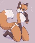 2026 4_fingers 4_toes anthro artist_logo artist_name blush blush_lines brown_body brown_ears brown_eyes brown_fur brown_nose brown_pawpads canid canine cheek_tuft chest_tuft clothed clothing cute_fangs dipstick_tail facial_tuft fangs feet fingerpads fingers fleurfurr fluffy fluffy_tail fox fur gloves_(marking) hair hand_in_lap heart_symbol hi_res inner_ear_fluff jockstrap jockstrap_only kneeling leg_markings logo male mammal markings orange_body orange_fur orange_hair pawpads simple_background smile socks_(marking) solo tail tail_markings teeth text toes topless tuft underwear underwear_only white_body white_clothing white_fur white_inner_ear_fluff white_jockstrap white_underwear
