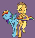  applejack clopshop friendship_is_magic my_little_pony rainbow_dash 