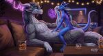 2026 6_nipples alcohol anthro anthro_on_feral aquatic aquatic_dragon ashtray back_mane bestiality beverage big_penis blue_body blue_eyes blue_fur blue_markings blue_nipples blue_pawpads blue_skin blue_tail bodily_fluids cocktail cocktail_glass container cowgirl_position cum cum_covered_penis cum_on_face cum_on_muzzle cum_on_penis cum_string cup curved_horn digital_media_(artwork) digital_painting_(artwork) dorsal_frill dragon drinking_glass duo ear_piercing english_text feral firondraak flay fridaflame frill_(anatomy) from_front_position fur fur_tuft furniture furred_dragon furred_scalie genital_fluids genitals glass glass_container glass_cup green_eyes grey_body grey_fur grey_mane hand_on_chest hand_on_hip head_crest head_frill hi_res horn huge_penis ice ice_cube light_bulb male male/male mane markings multi_nipple muscular muscular_anthro muscular_male mythological_creature mythological_scalie mythology neon_lights nightclub nipples on_bottom on_top painting_(artwork) pawpads penis piercing scalie sex shaded shaker_bottle sofa sofa_sex striped_body striped_fur stripes tail tapering_penis text tuft