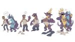 16:9 2026 amped_toxtricity anthro balls belly body_size_growth bottomwear butt clenched_teeth clothing denim denim_bottomwear denim_clothing discarded_clothing duo electrical_hair electricity facial_hair flaccid footwear foreskin generation_8_pokemon genitals glans goatee growth hair half-erect hand_on_another's_waist heart_symbol hi_res human human_to_anthro humanoid_genitalia humanoid_penis jeans licking licking_another long_tongue low_key_toxtricity male male/male mammal mejeeeehhh muscle_growth nintendo nude nude_anthro nude_male open_mouth overweight pants partially_retracted_foreskin pecs penis pokemon pokemon_(species) pseudo_hair purple_body retracted_foreskin ripping_clothing sequence shirt simple_background size_transformation snout snout_growth socks solo species_transformation spikes spikes_(anatomy) tail tail_growth tail_motion tank_top teeth tongue topwear torn_clothing toxtricity transformation transformation_sequence undressing waist_grab widescreen yellow_body
