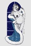 2:3 ais05 anthro bedroom_eyes belly big_belly big_breasts blue_eyes breasts clothing darkened_nipples equid equine female fingers hair hi_res hooved_fingers hooves inverted_nipples izzabelle_frost looking_at_viewer mammal mane markings narrowed_eyes navel nipples outie_navel pregnant pregnant_anthro pregnant_female robe robe_only seductive smile smiling_at_viewer snow snowing snowing_outside solo standing striped_arms striped_body striped_hair striped_legs striped_markings stripes undressing window zebra
