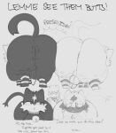 2026 anthro ass_to_ass backsack balls bedroom_eyes bell bell_collar bestiality big_butt blush blush_lines bodily_fluids bombay_cat bottom_heavy butt collar cutlery digital_media_(artwork) domestic_cat drooling english_text exclamation_point felid feline felis feral fork front_view fur generation_7_pokemon genitals grey_background group hair half-closed_eyes hi_res holding_fork holding_knife holding_object huge_butt kitchen_utensils knife litten looking_at_another looking_at_butt male male/male mammal monochrome narrowed_eyes nervous nintendo penis pokemon pokemon_(species) presenting presenting_hindquarters quadruped question question_mark rear_view saliva seductive shiny_pokemon simple_background sketch small_penis sushi_(sushiamazing) sushiamazing sweat tail text thick_thighs tools trio whiskers wide_hips