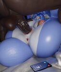 3d_(artwork) anthro anus areola balls big_breasts big_butt big_penis blue_body blue_eyeshadow blue_fur blue_hair blue_lipstick blush bodily_fluids breast_grab breasts brown_body brown_penis brown_skin butt canid canine cellphone dark_body dark_penis dark_skin darkened_genitalia detailed_background digital_media_(artwork) duo electronics erection eyeshadow faceless_character faceless_male female female_penetrated fox from_front_position fur genital_fluids genitals hair hand_on_breast hi_res huge_breasts human human_on_anthro interspecies krystal_(star_fox) lipstick looking_pleasured makeup male male/female male_penetrating male_penetrating_female mammal mating_press multicolored_body multicolored_fur muscular muscular_male nintendo nipple_piercing nipples nude penetration penile penile_penetration penis penis_in_vagina phone piercing schwarzelencre sex star_fox thick_thighs two_tone_body two_tone_fur vaginal vaginal_fluids vaginal_penetration vein vulva white_body white_fur widescreen